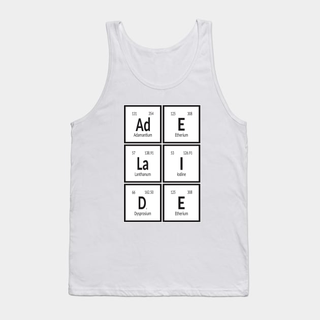 Adelaide City Table of Elements Tank Top by Maozva-DSGN